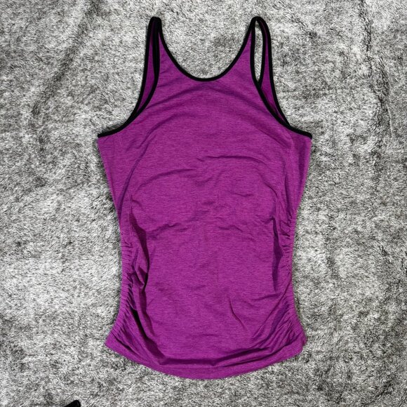 Lululemon In The Flow Tank Sz 4/6 Heathered Regal Plum - Picture 3 of 9